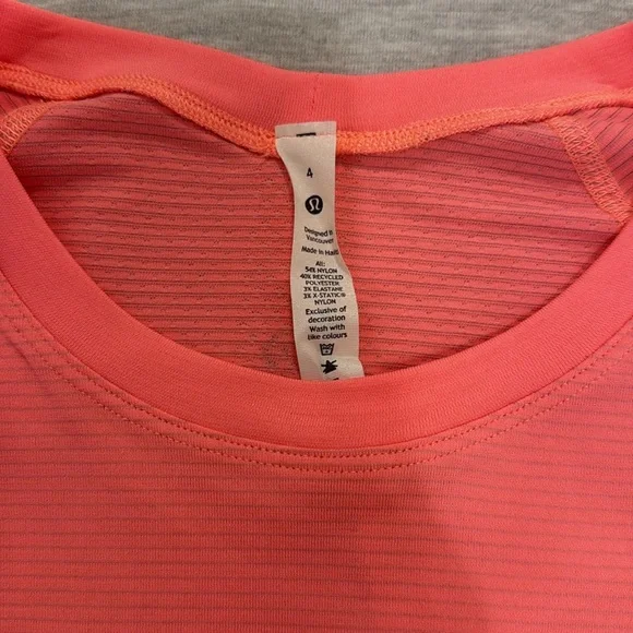 Lululemon Swiftly Tech 2.0 Long Sleeve Top 🩷🧡 - Picture 3 of 4